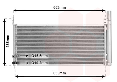 VAN WEZEL Kondensator, Klimaanlage