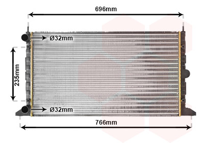 VAN WEZEL Kühler, Motorkühlung