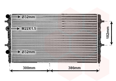 VAN WEZEL Kühler, Motorkühlung