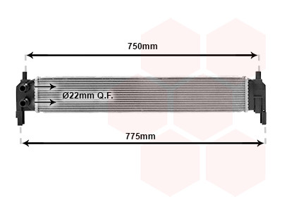 VAN WEZEL Kühler, Motorkühlung VAN WEZEL Kühler, Motorkühlung