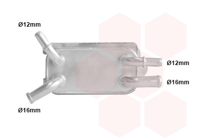 VAN WEZEL Ölkühler, Motoröl
