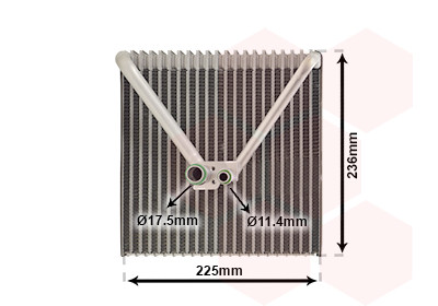 VAN WEZEL Verdampfer, Klimaanlage