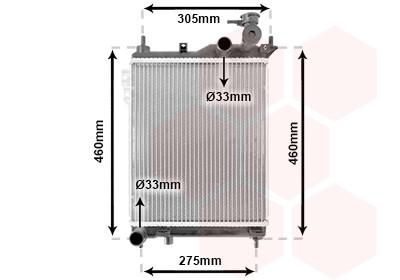 VAN WEZEL Kühler, Motorkühlung