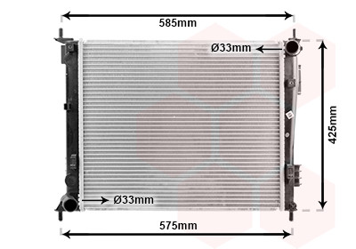 VAN WEZEL Kühler, Motorkühlung