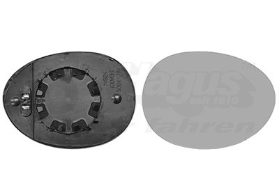 VAN WEZEL Spiegelglas, Außenspiegel