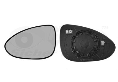 VAN WEZEL Spiegelglas, Außenspiegel