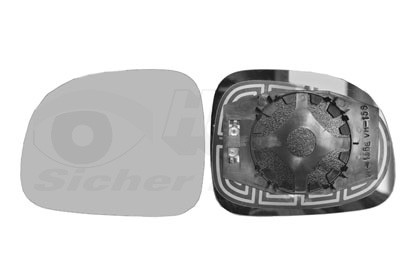 VAN WEZEL Spiegelglas, Außenspiegel