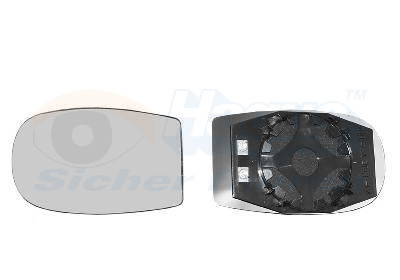 VAN WEZEL Spiegelglas, Außenspiegel