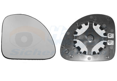 VAN WEZEL Spiegelglas, Außenspiegel