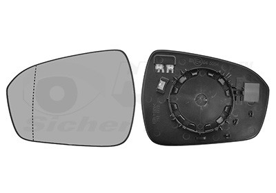 VAN WEZEL Spiegelglas, Außenspiegel