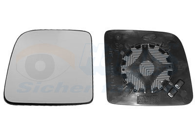 VAN WEZEL Spiegelglas, Außenspiegel