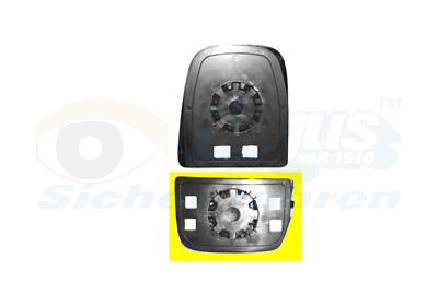 VAN WEZEL Spiegelglas, Außenspiegel