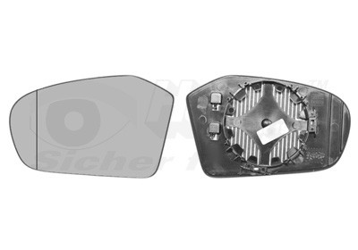 VAN WEZEL Spiegelglas, Außenspiegel