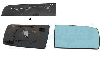 VAN WEZEL Spiegelglas, Außenspiegel