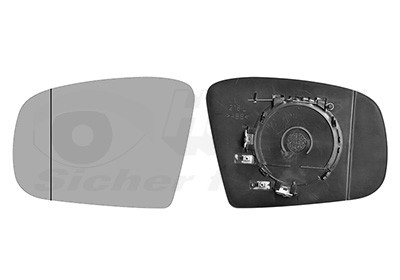 VAN WEZEL Spiegelglas, Außenspiegel