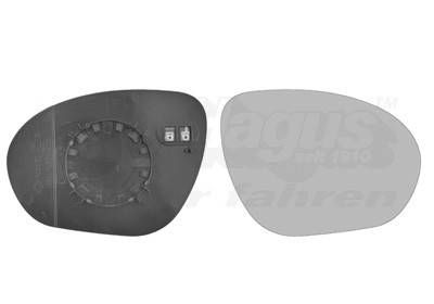 VAN WEZEL Spiegelglas, Außenspiegel