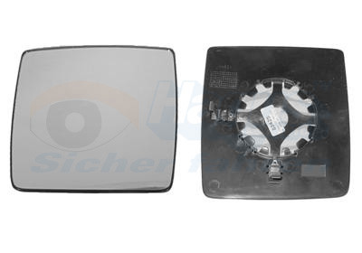 VAN WEZEL Spiegelglas, Außenspiegel