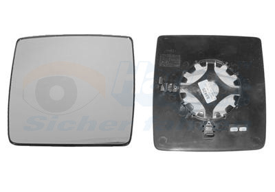 VAN WEZEL Spiegelglas, Außenspiegel