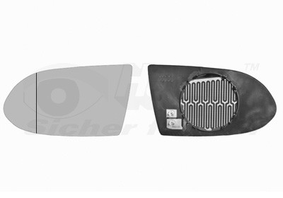 VAN WEZEL Spiegelglas, Außenspiegel