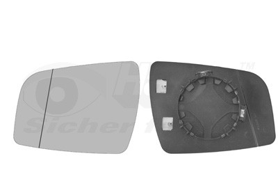 VAN WEZEL Spiegelglas, Außenspiegel