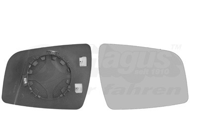 VAN WEZEL Spiegelglas, Außenspiegel