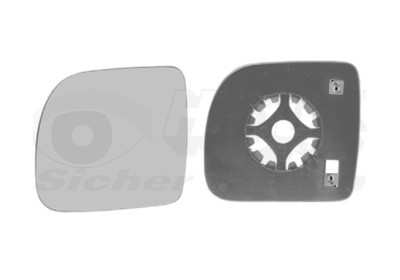 VAN WEZEL Spiegelglas, Außenspiegel