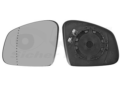 VAN WEZEL Spiegelglas, Außenspiegel