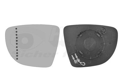 VAN WEZEL Spiegelglas, Außenspiegel