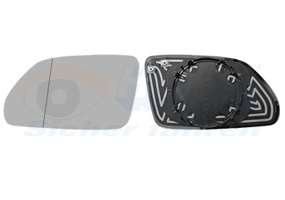 VAN WEZEL Spiegelglas, Außenspiegel