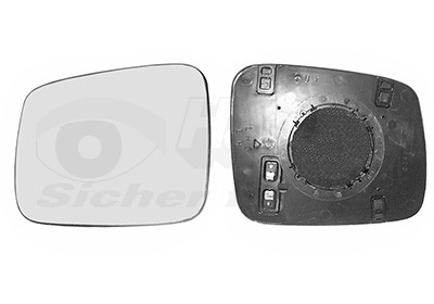 VAN WEZEL Spiegelglas, Außenspiegel