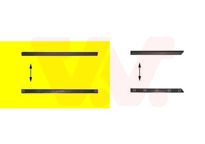 VAN WEZEL Zier-/Schutzleiste, Tür