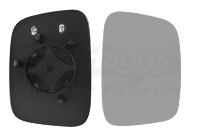 VAN WEZEL Spiegelglas, Außenspiegel