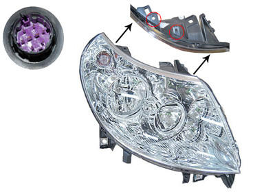 VAN WEZEL Hauptscheinwerfer