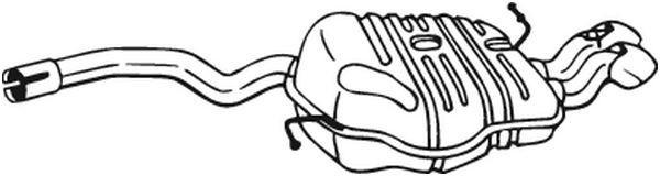 BOSAL Endschalldämpfer