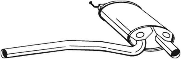 BOSAL Mittelschalldämpfer