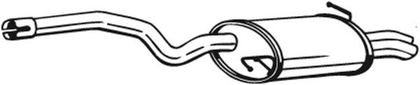 BOSAL Endschalldämpfer
