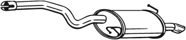 BOSAL Endschalldämpfer