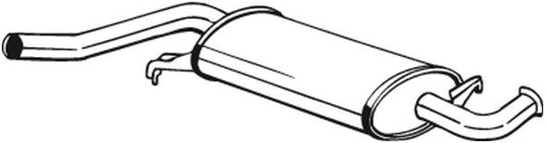 BOSAL Mittelschalldämpfer
