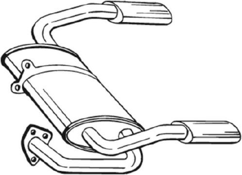 BOSAL Endschalldämpfer