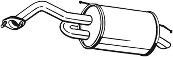 BOSAL Endschalldämpfer