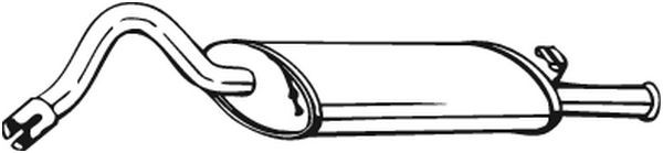 BOSAL Endschalldämpfer