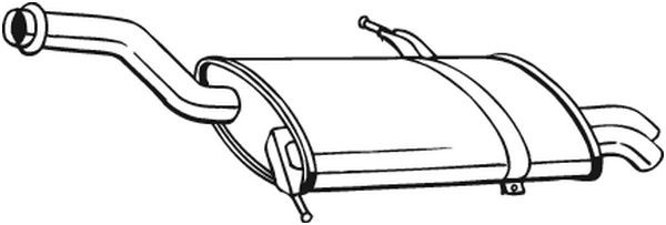 BOSAL Endschalldämpfer