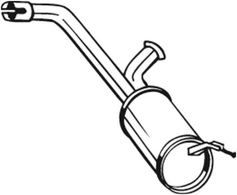 BOSAL Mittelschalldämpfer