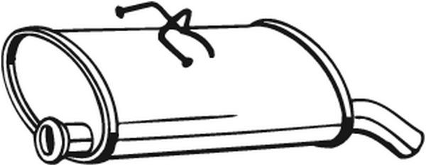 BOSAL Endschalldämpfer