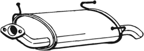BOSAL Endschalldämpfer