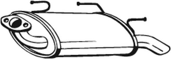 BOSAL Endschalldämpfer