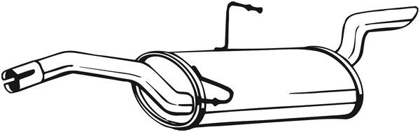 BOSAL Endschalldämpfer