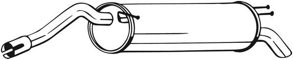 BOSAL Endschalldämpfer