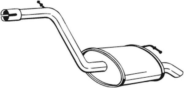 BOSAL Endschalldämpfer