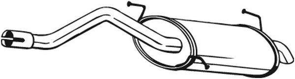 BOSAL Endschalldämpfer